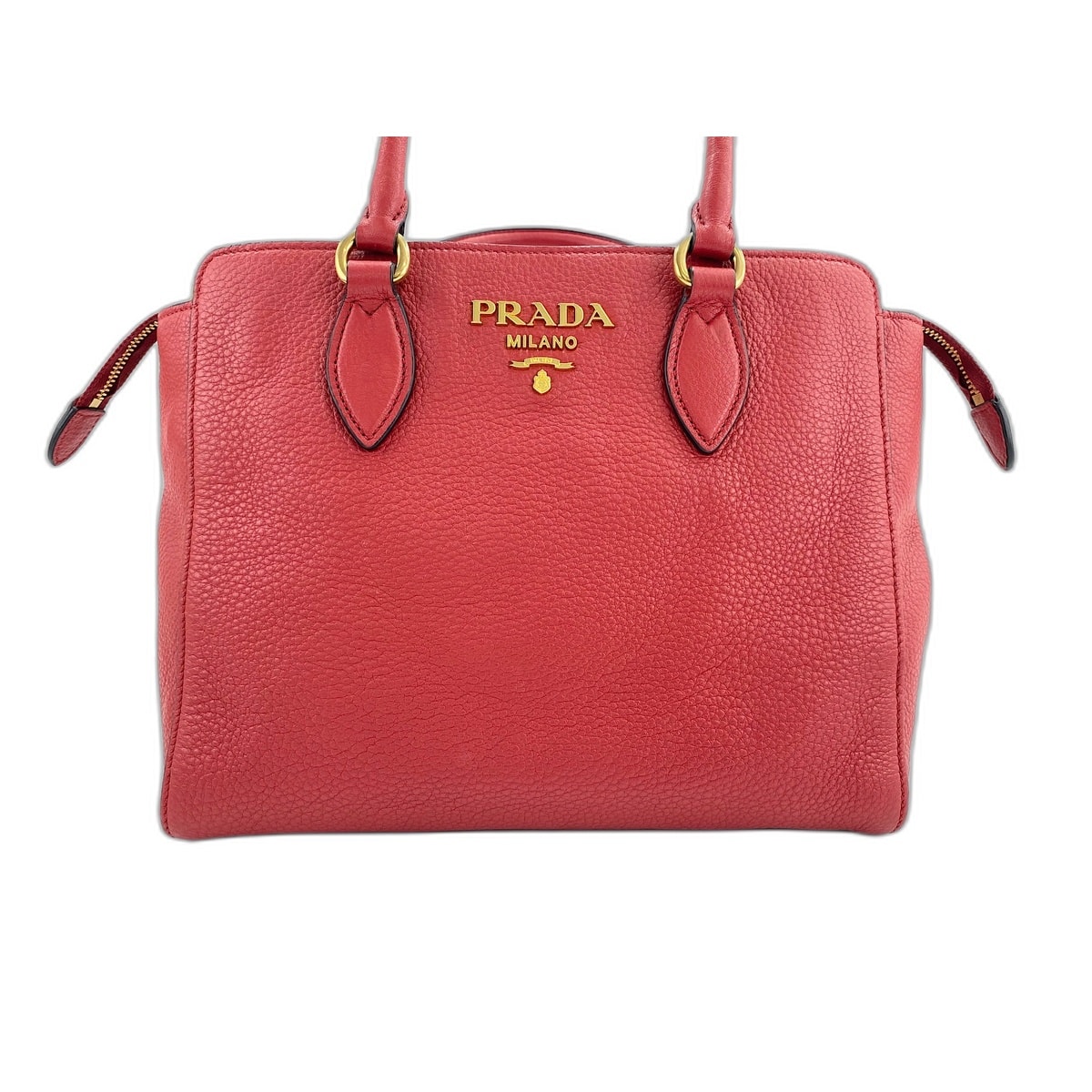 プラダ PRADA レザー 2WAY ハンドバッグ【中古】