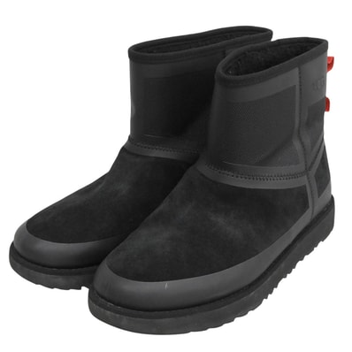 アグ 美品 CLASSIC MINI URBAN TECH WEATHER ブーツ 黒 ブラック 28cm 1103877 シューズ メンズ 10(US)
