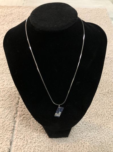 クリスチャンディオール ネックレス トロッター プレート