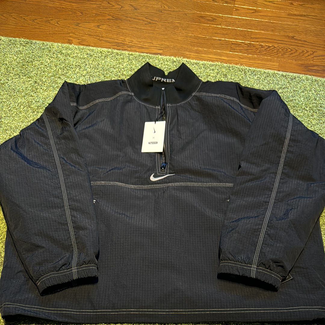 Supreme x Nike Ripstop Pullover "Black"