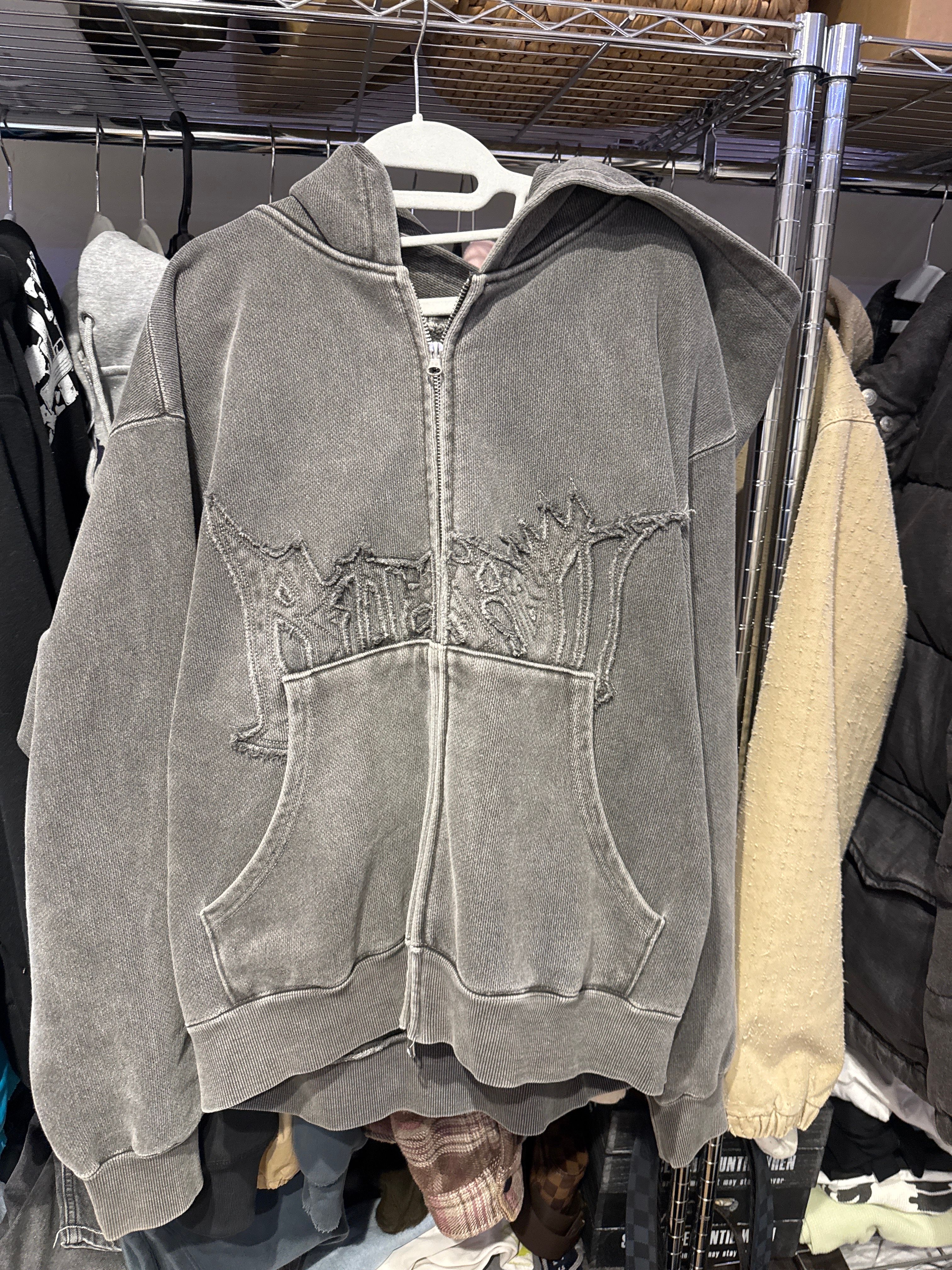 BLESS U Bless U Pigment Zip Hoodie 