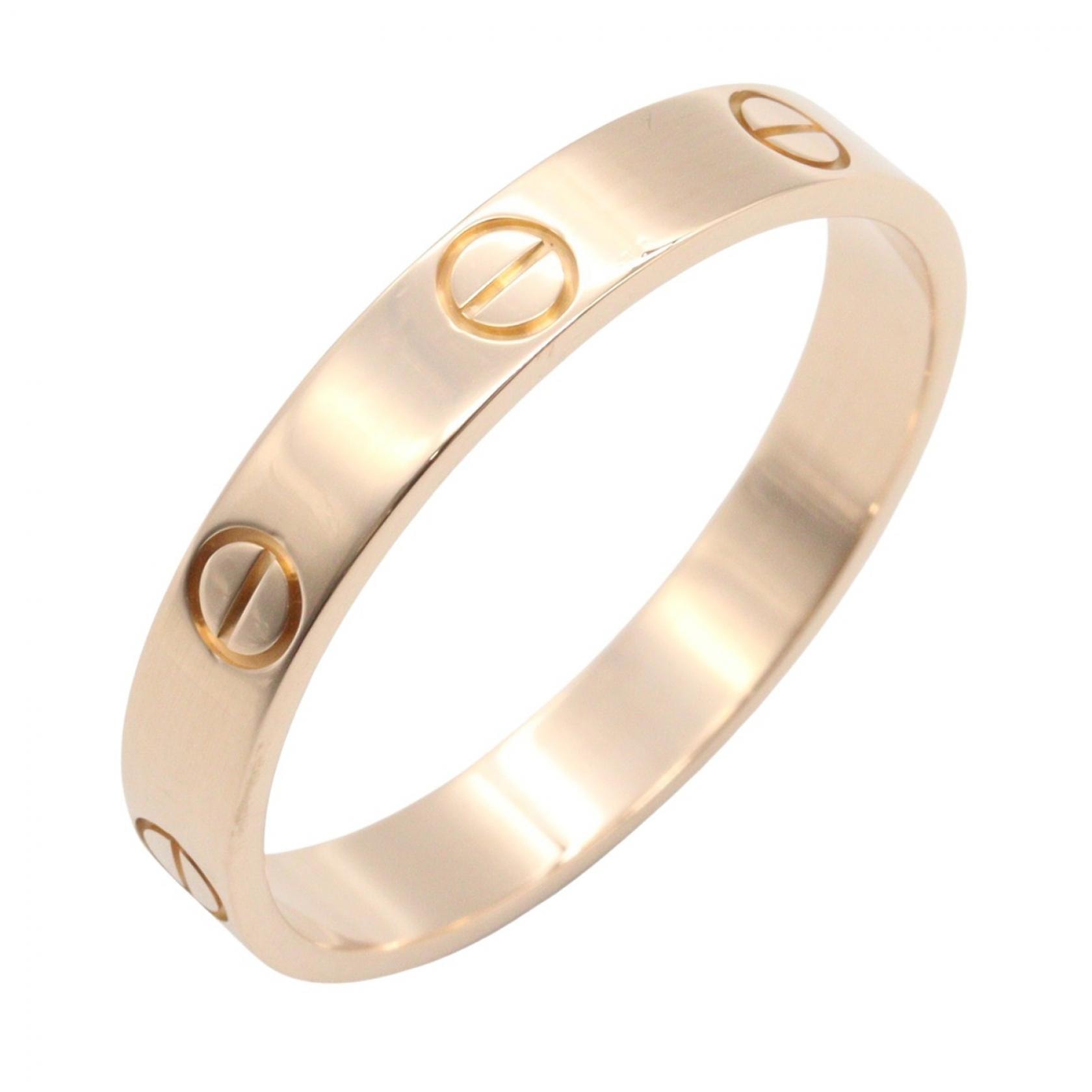 カルティエ CARTIER ミニラブリング リング・指輪 ジュエリー K18PG(ピンクゴールド) メンズ レディース ゴールド系 B4085200 【中古】