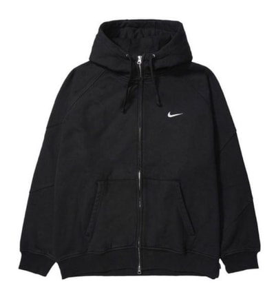 Supreme x Nike Zip Up Hooded Sweatshirt "Black"