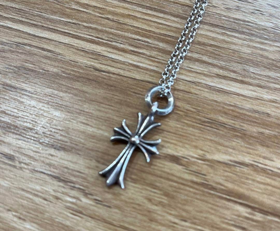 Chrome Hearts Tiny CH Cross Charm "Silver"