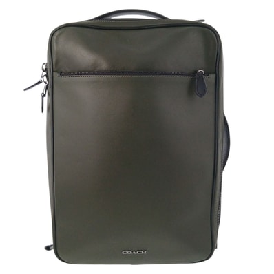 COACH コーチ グラハム コンバーチブル バックパック リュック・デイパック C6876 レザー カーキ メンズ【中古】