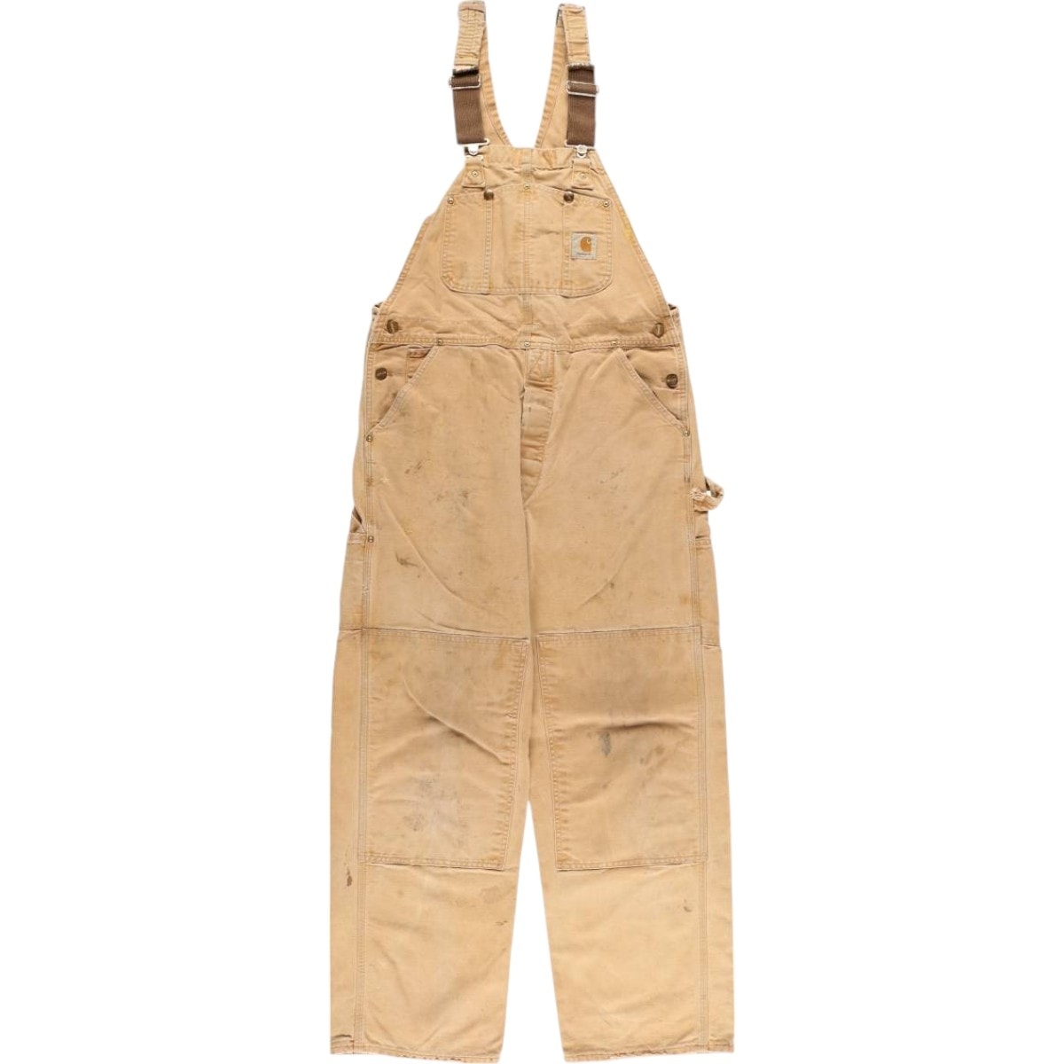 古着 カーハート Carhartt ダブルニー ダック オーバーオール メンズw34相当/eaa565024