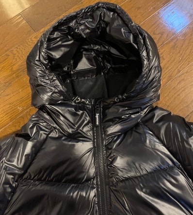 Supreme Hooded Down Jacket "Black"