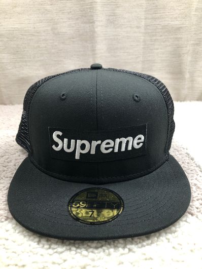 Supreme Box Logo Mesh Back New Era "Black" (22SS)