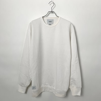 WTAPS BLANK CREW NECK / COPO "White"