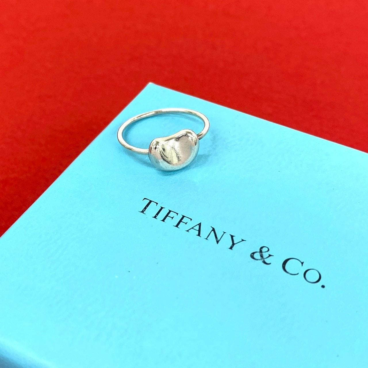 B (目立った傷や汚れなし)】TIFFANY&Co. ティファニー ビーン リング
