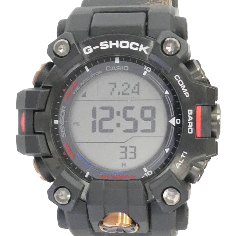 CASIO G-SHOCK カシオ ジーショック GW-9500TLC-1JR × TEAM LAND CRUISER TOYOTA AUTO BODY トヨタ チーム ランドクルーザー MUDMAN デジタル 電波ソーラー 腕時計 【中古】
