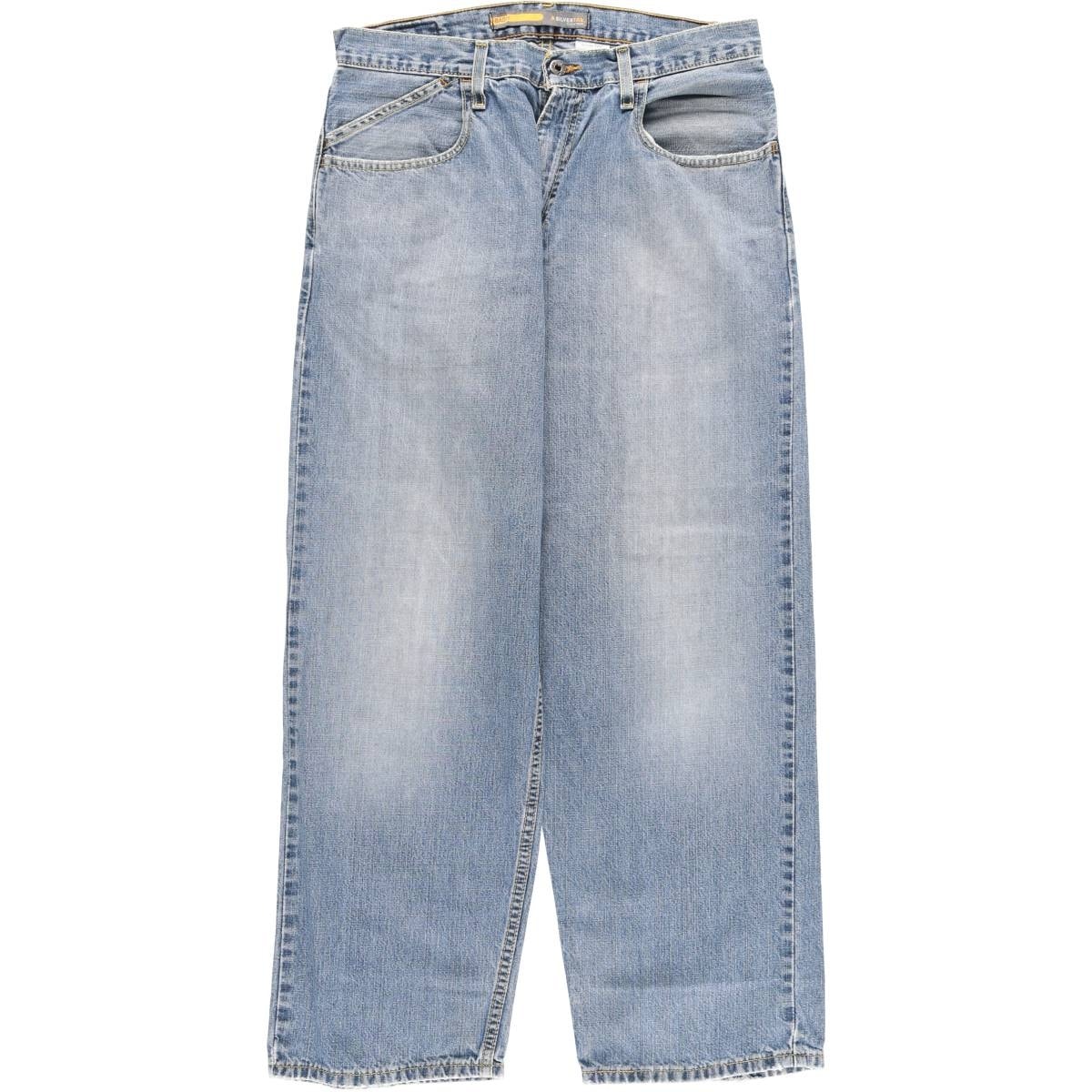 古着 00年代 リーバイス Levi's SILVER TAB シルバータブ BAGGY バギー テーパードデニムパンツ メンズw33相当/evb032991