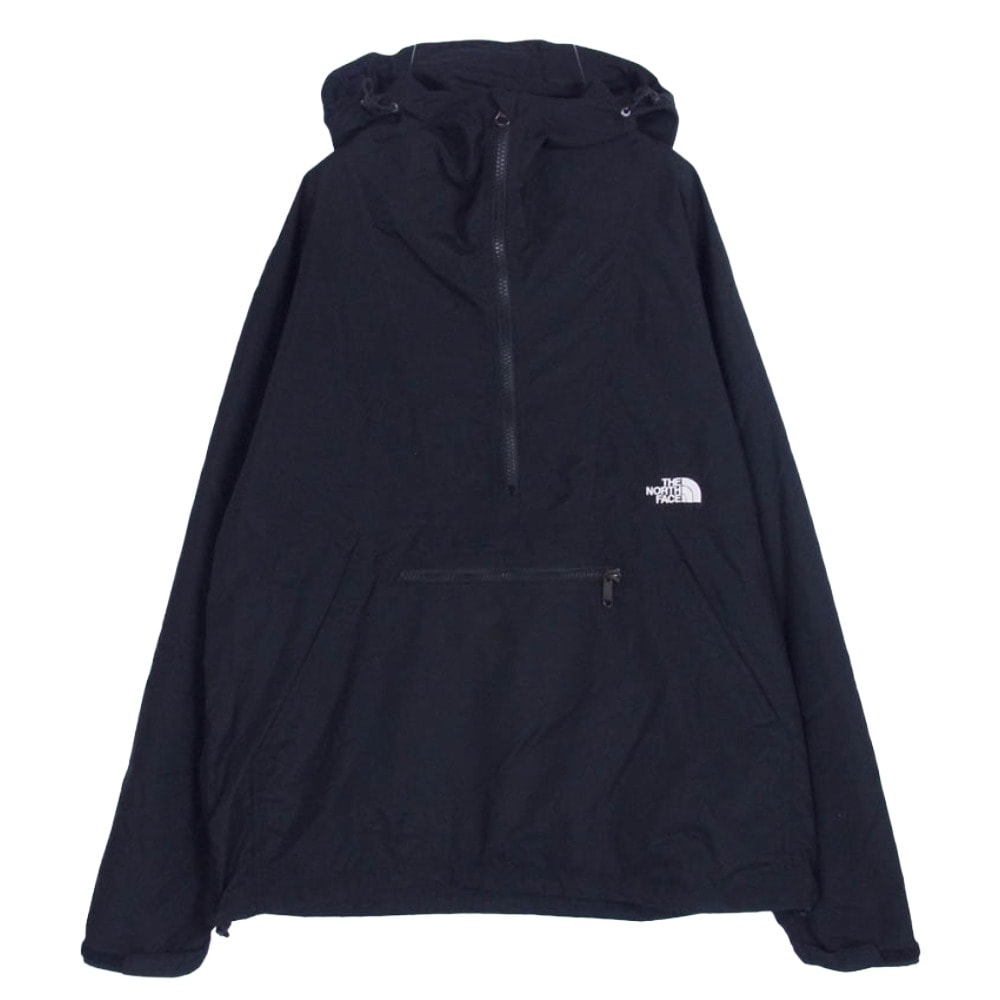 THE NORTH FACE ノースフェイス ジャケット NP21735 COMPACT ANORAK コンパクト アノラック パーカー ジャケット ブラック系 L【中古】
