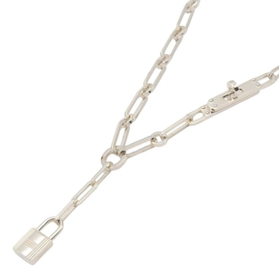 エルメス HERMES ケリー シェーヌ ネックレス ネックレス ジュエリー シルバー925 メンズ レディース シルバー系 【中古】