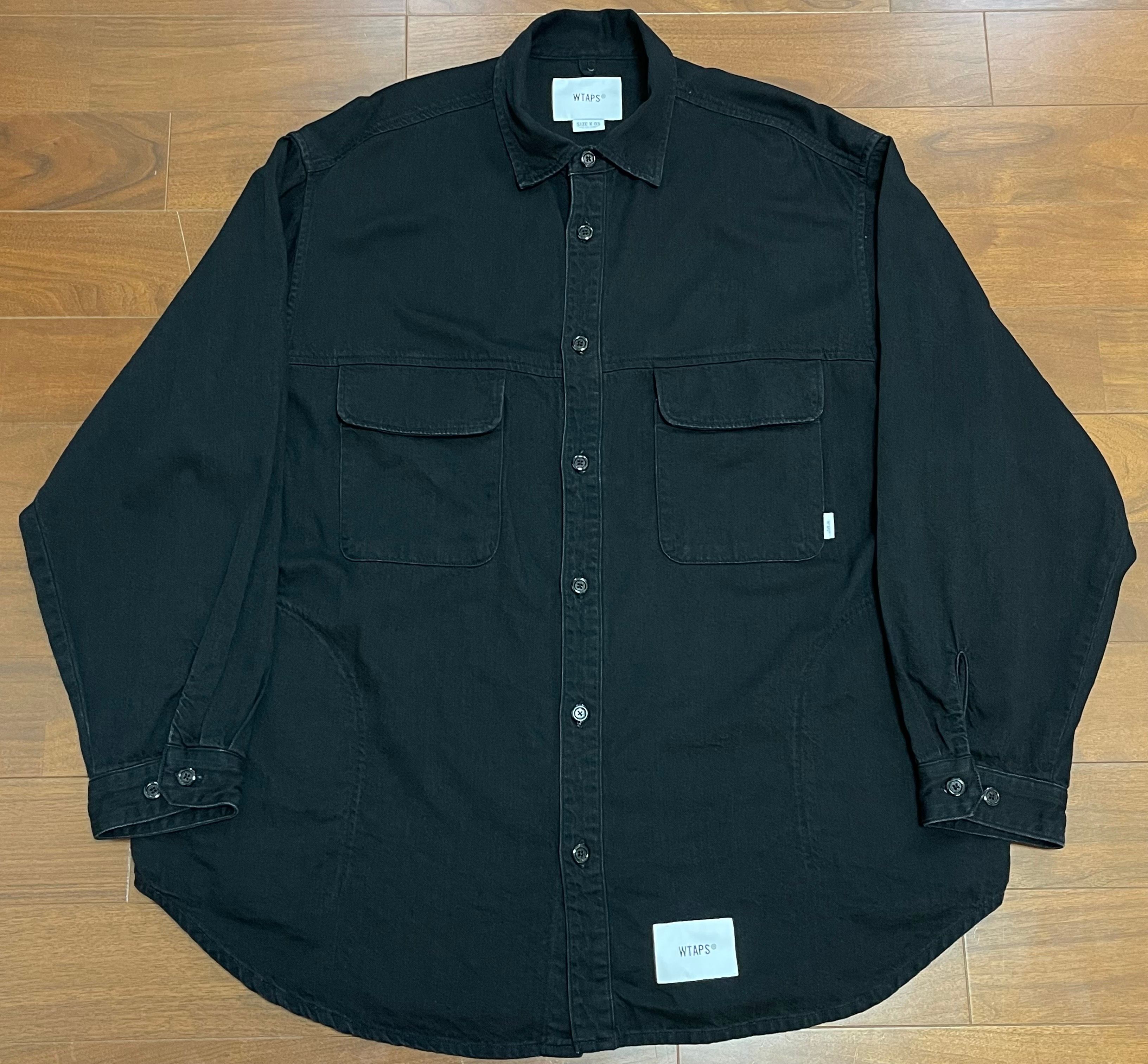 Wtaps Wcpo / LS / Cotton. Denim "Black"