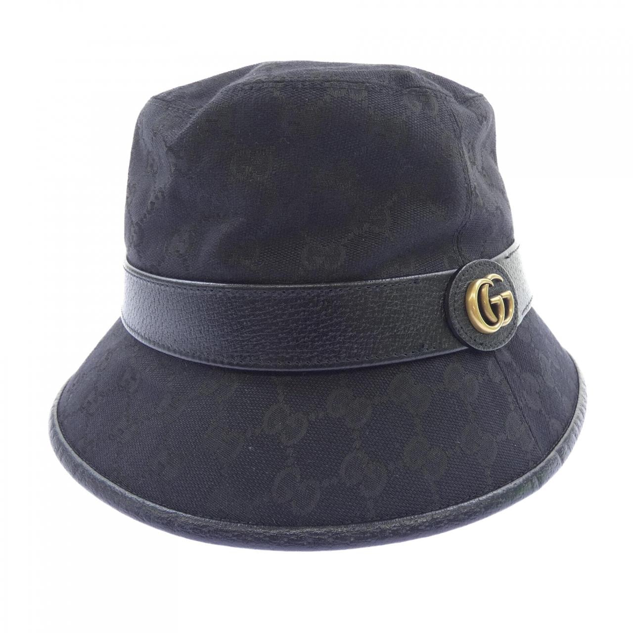 グッチ GUCCI ダブルG付き GGキャンバス バケットハット 576587 4HG53 ハット