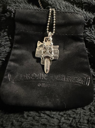 Chrome Hearts 3 Trinkets Pendant "Silver"