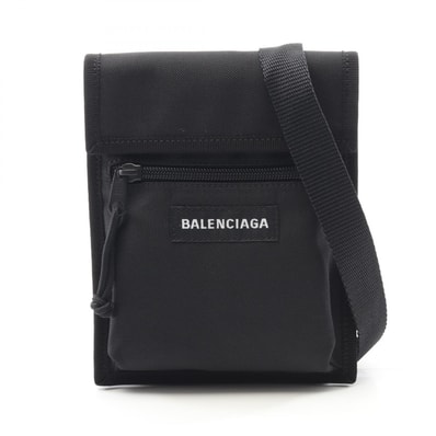 バレンシアガ BALENCIAGA EXPLORER スモールポーチ ショルダーバッグ バッグ ナイロン メンズ ブラック系 6559822JMJX1000 【新品】