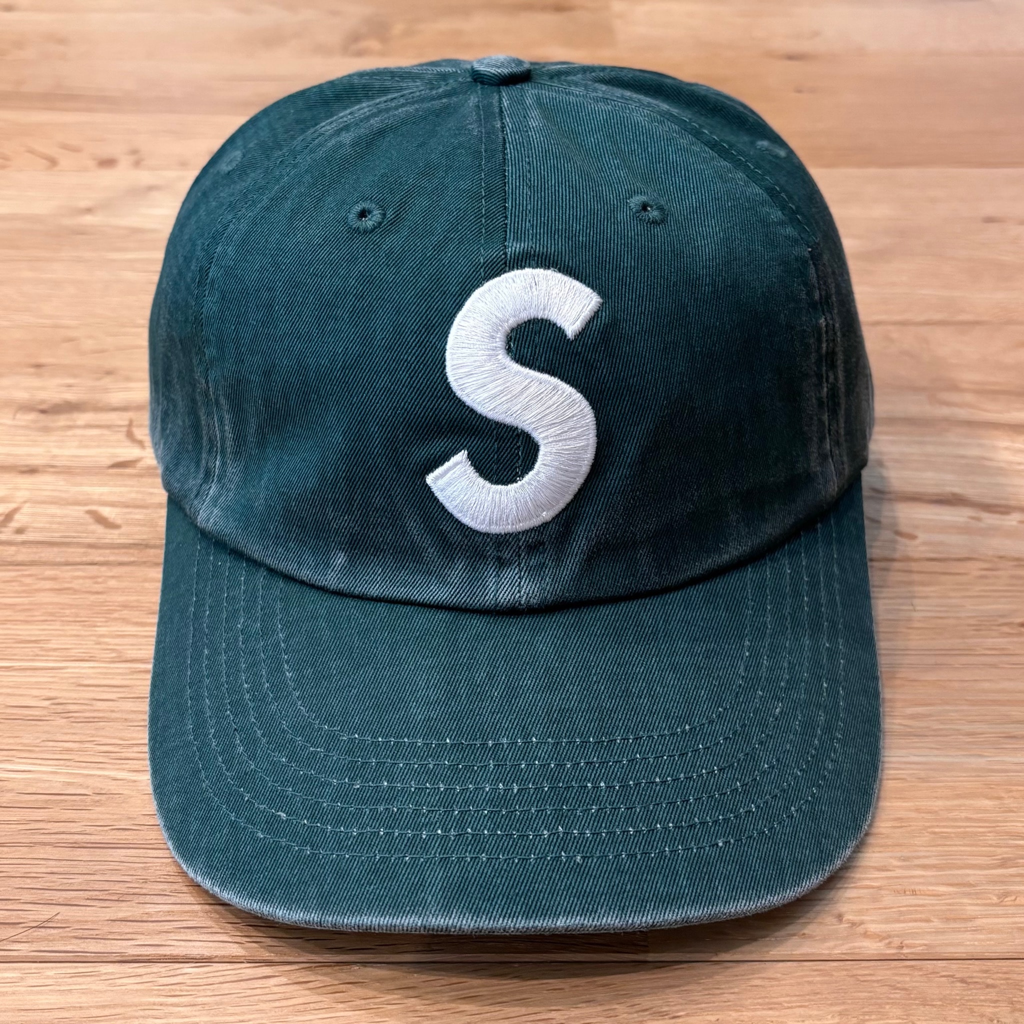 Supreme Pigment Coated S Logo 6-Panel "Green"