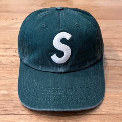 Supreme Pigment Coated S Logo 6-Panel "Green"