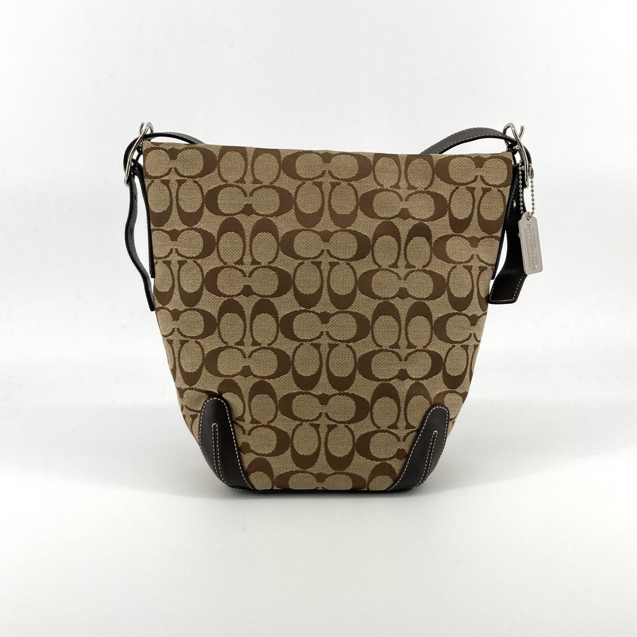 COACH(コーチ) ダッフル シグネチャー柄 6076 ショルダーバッグ ベージュ