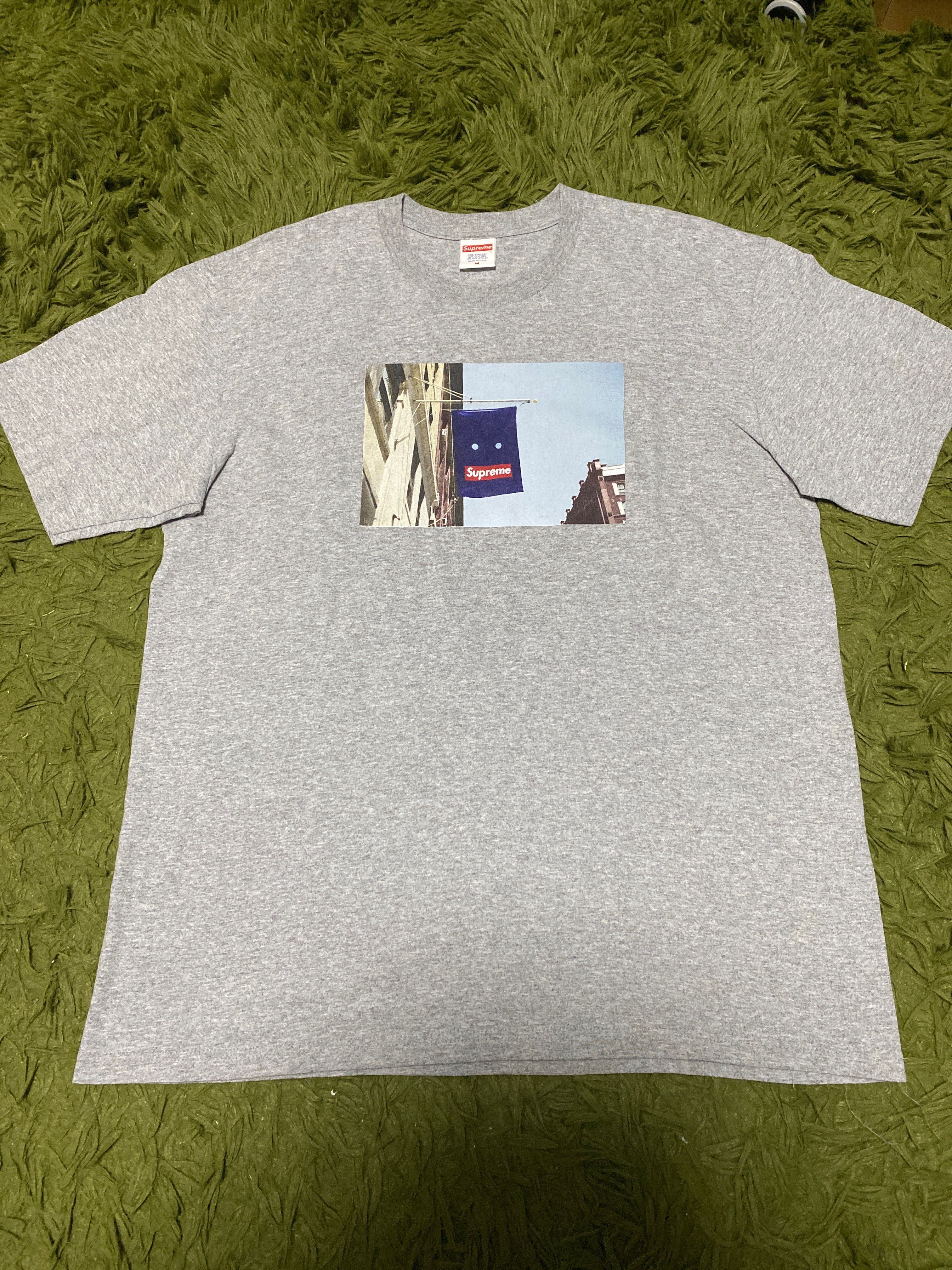 Supreme Banner Tee "Grey"