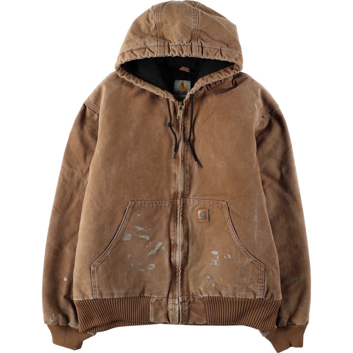古着 00年代 カーハート Carhartt アクティブジャケット ダックフルジップパーカー メンズL相当/eaa675586