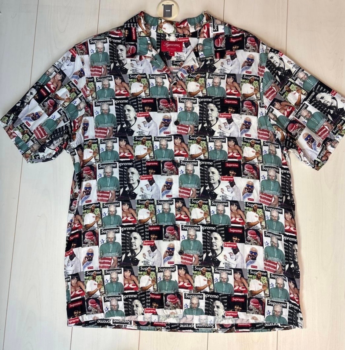 Supreme Worn Snap Painter Shirt 