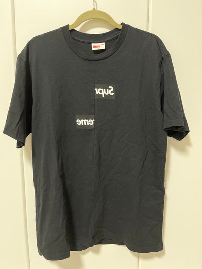 Supreme / Comme des Garçons SHIRT® Split Box Logo Tee "Black"