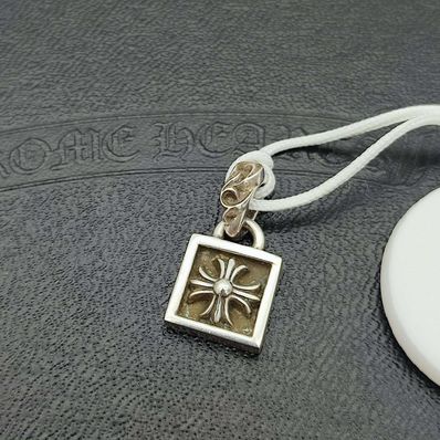 Chrome Hearts Framed CH Plus Charm "Silver"