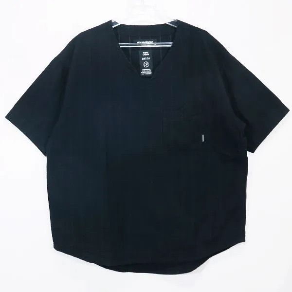 NEIGHBORHOOD DOBBY . PO / C-SHIRT . SS "Black"