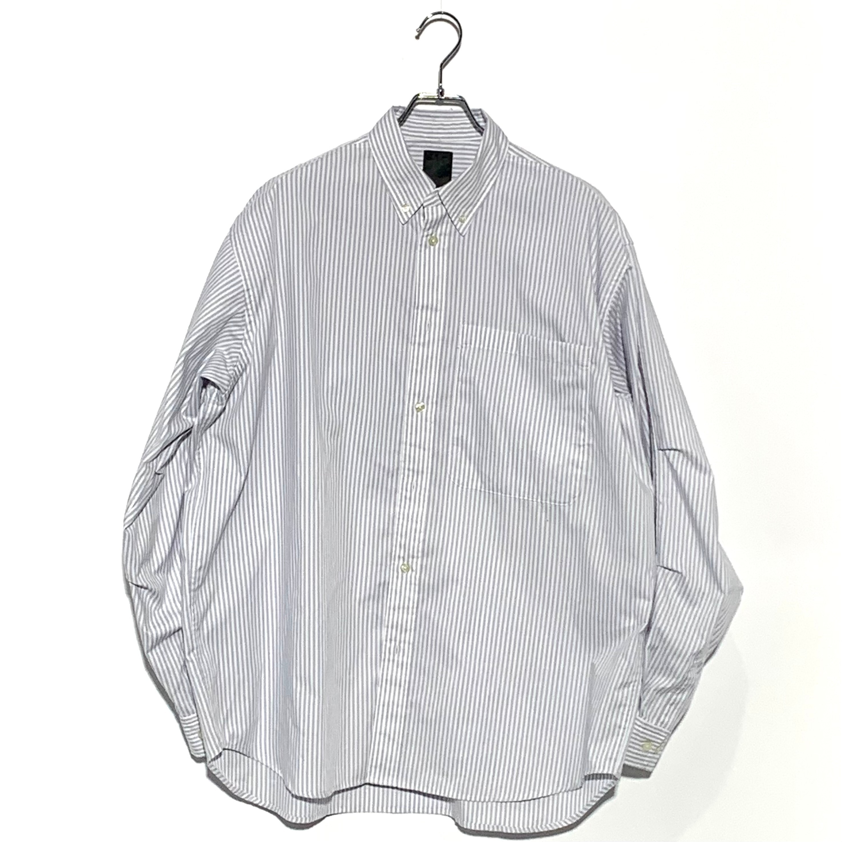 DAIWA PIER39 Tech Button Down Shirts L/S Stripe "Navy"