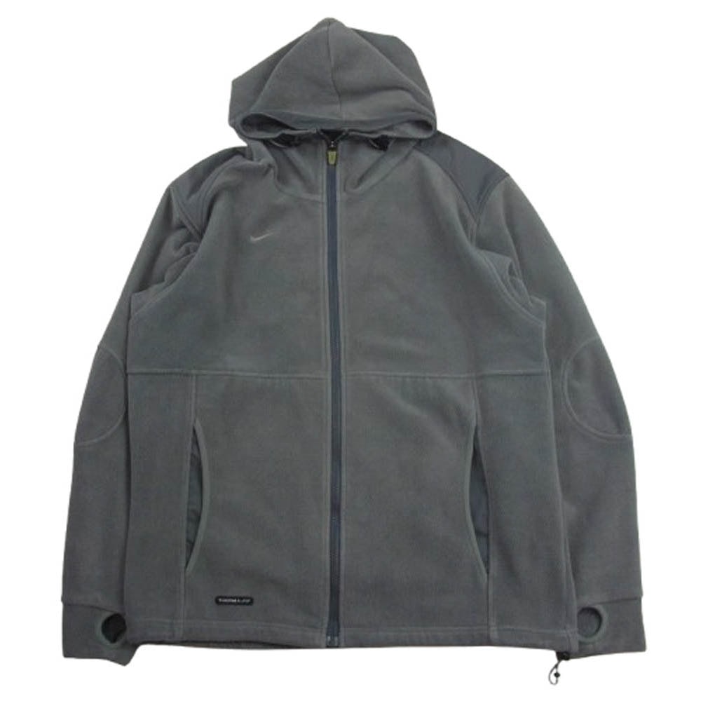 NIKE ナイキ パーカー FCRB Real Bristol エフシー レアル ブリストル フリース ジップ パーカー ジャケット グレー系 S【中古】