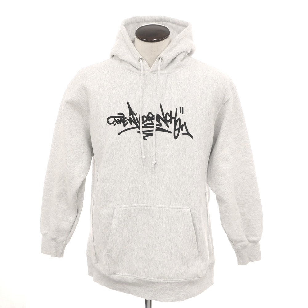 【中古】ソフネット SOPHNET. コットンポリエステル プルオーバー パーカー ライトグレー【サイズXL】【メンズ】