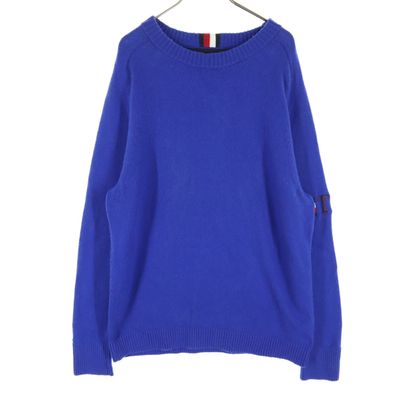 TOMMY HILFIGER トミーヒルフィガー 長袖 ニット L ブルー