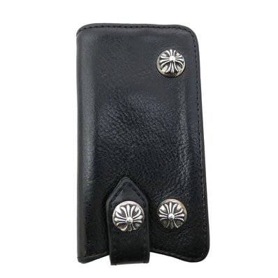 Chrome Hearts Leather Key Case "Black"