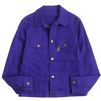 極美品 ルイヴィトン デニムジャケット ブルー メンズ 44