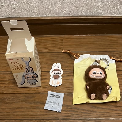 POP MART THE MONSTERS (LABUBU) Pin for Love Series-Vinyl Plush Pendant (A-M) L