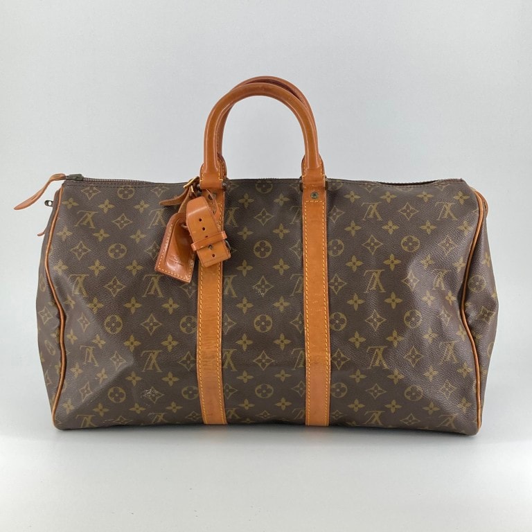 LOUIS VUITTON(ルイ・ヴィトン) キーポル50 ボストンバッグ ブラウン