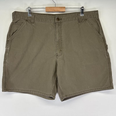 古着 カーハート Carhartt ショートパンツ ダック ペインター 大きいサイズ ワーク 半ズボン ハーフパンツ 短パン w42 グレー系 メンズ