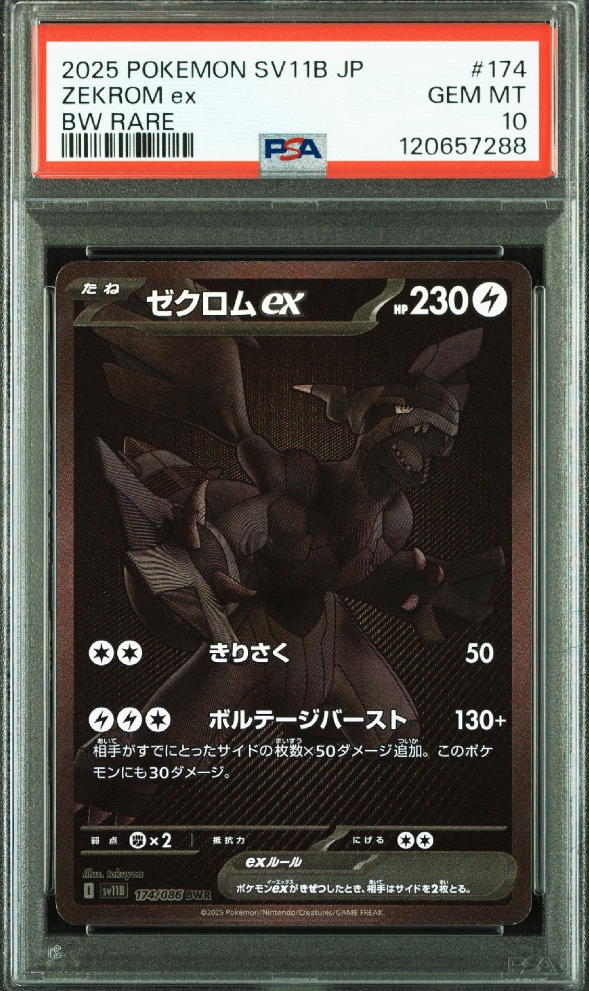 ゼクロムex BWR [SV11B 174/086](拡張パック「ブラックボルト」)