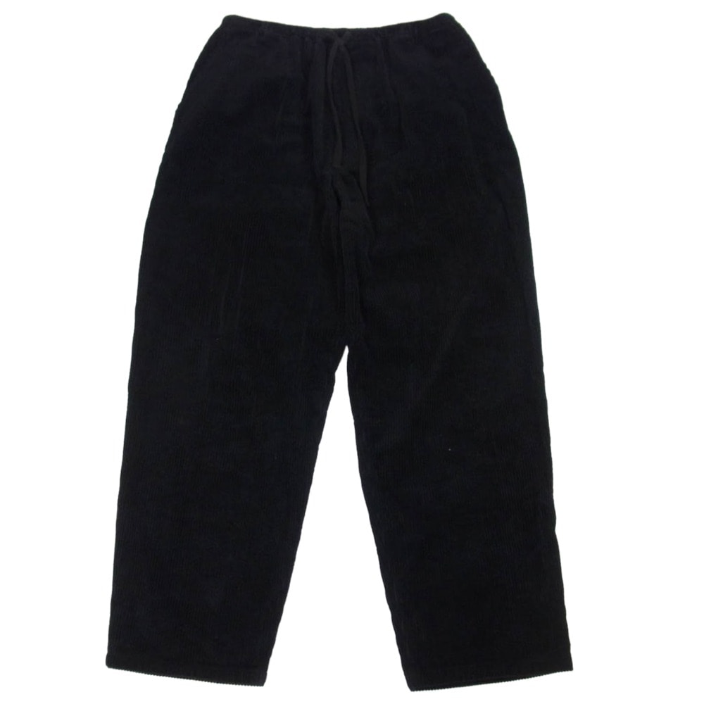 COMOLI コモリ パンツ 24AW A03-03018 コーデュロイドローストリングパンツ ブラック系 3【中古】