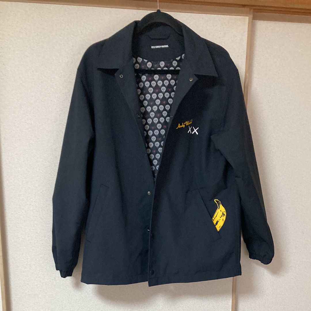 Uniqlo x KAWS x WARHOL Coach Jacket "Black"