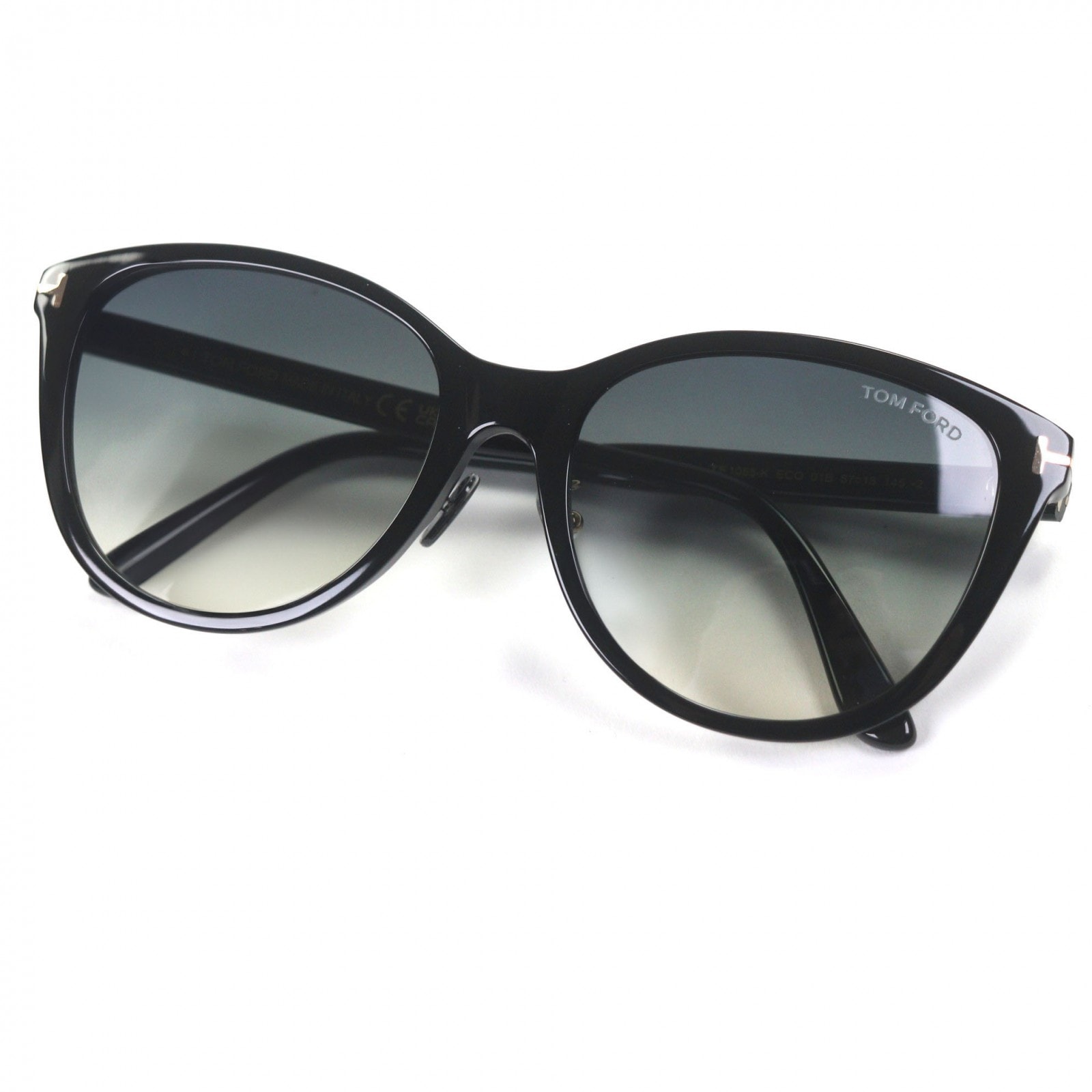 トムフォード TOM FORD Cliff ティアドロップ グラデーションレンズ べっ甲柄 サングラス 衣料品 GP / プラスチック メンズ ゴールド系 / ブラウン系 / ブルー系 【中古】 TOM FORD - トムフォード TOM FORD Cliff ティアドロップ