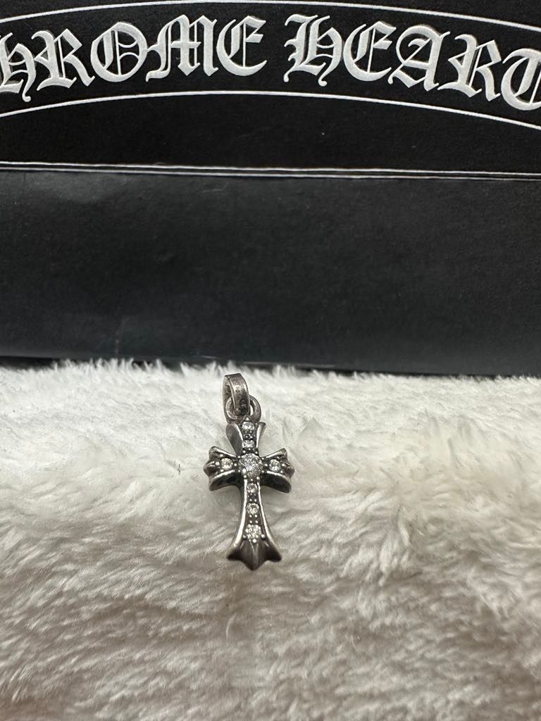 Chrome Hearts CH Cross Baby Fat Charm "Silver"