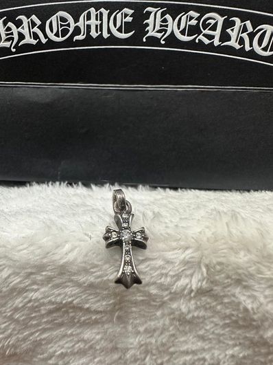 Chrome Hearts CH Cross Baby Fat Charm "Silver"