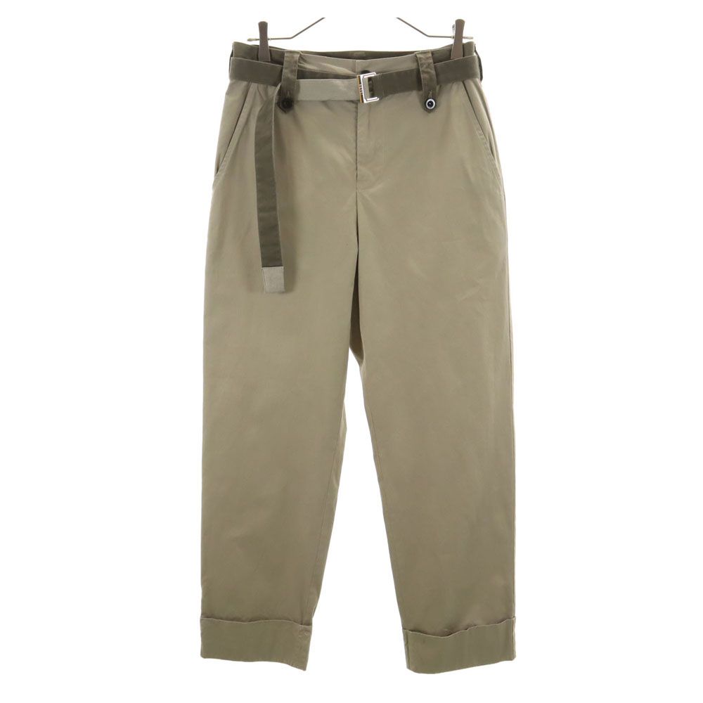 Sacai 23SS ベルテッド チノパンツ