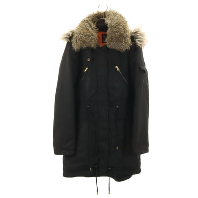 ZARA ザラ モッズコート M ブラック 中綿
