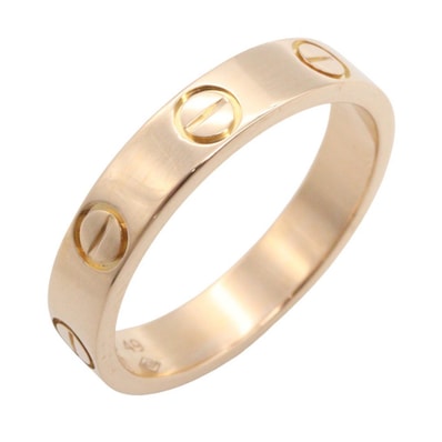 カルティエ CARTIER ミニラブリング リング・指輪 ジュエリー K18PG(ピンクゴールド) レディース ゴールド系 B4085200 【中古】