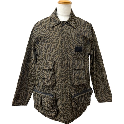 極美品 フェンディ ジャケット ベージュ メンズ 50 FW1062